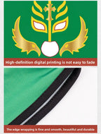 Boxing Mask Wrestling Mask Elastic Milk Silk Mask Lycra Fabric Print Halloween Party Dress Up Costume Party Mask