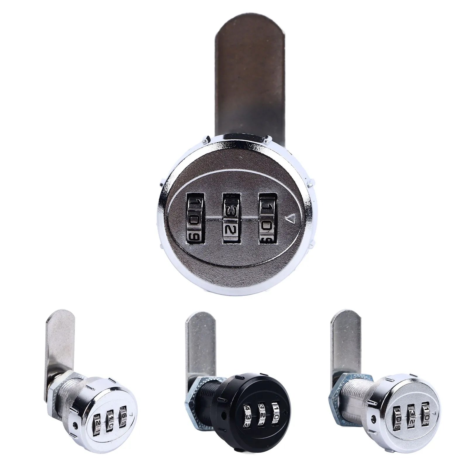 Combination Cabinet Cam Lock Mini 3 Digit Password Mechanical Cabinet Lock for Drawer Mailbox  Security Locks for Cabinet