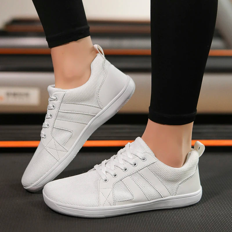 FANCYLEE Classic Women's GAT Barefoot Sneakers Retro Suede Minimalist Walking Shoes Wide Fit Zero Drop Casual Shoes Size 36-41