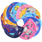 Kids Swim Cap Cartoon Pattern High Elastic Ear Protection Breathable for Pool Swimming Boys Girls Comfort Fit