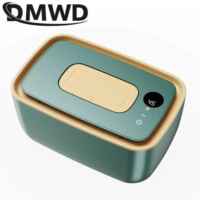 DMWD Electric Baby Wet Tissue Dispenser Paper Case Napkin Heating Storage Box Warmer Temperature Control Thermostat Wipes Heater