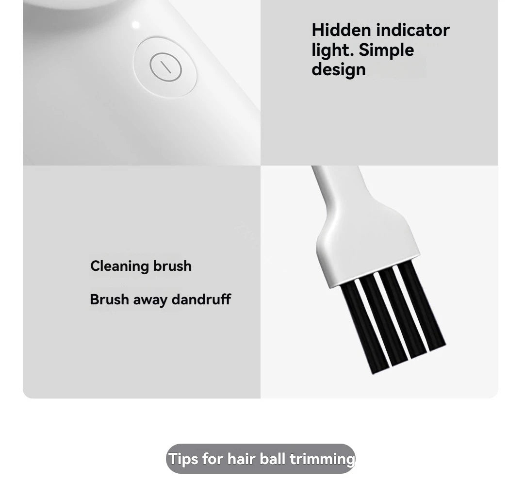 Xiaomi Mijia Lint Remover 2 Portable Electric Clothes Fuzz Pellet Trimmer Rechargeable Clothes Sweater Shaver 180-Minute Working