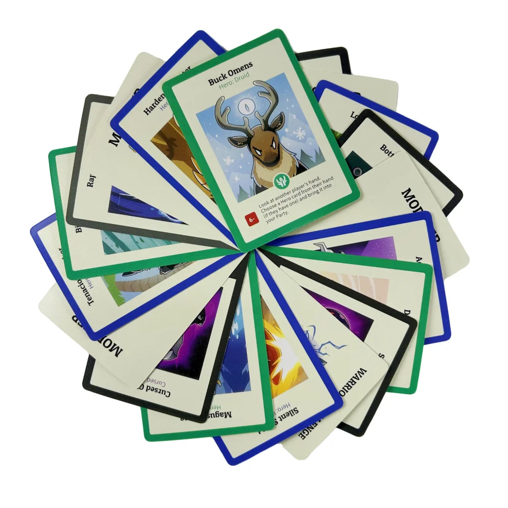1 or 2 Pcs Newest Here to Slay Card Game from A Strategic Card Game for Teens and Adults Board Game Deck For Chritmas Halloween
