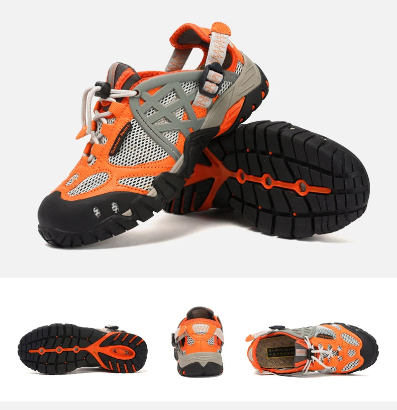 Summer Wading Hiking Shoes for Men Outdoor Aqua Beach Barefoot Sneakers Women Breathable Quick Drying Sports Trekking Shoes Men