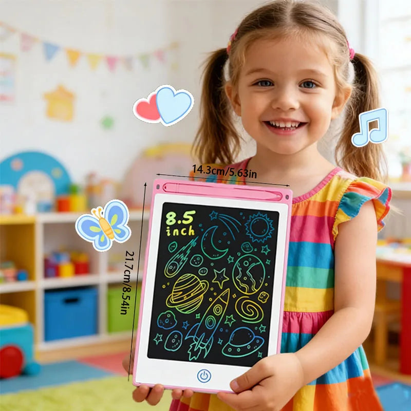 8.5/10/12inch LCD writing board drawing tablet Doodle Blackboard kids counting learning toys  birthday gift travel activity game