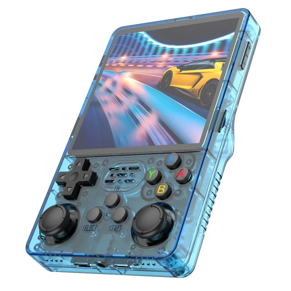 R36S Retro Handheld Video Game Console Linux System 3.5 Inch IPS Screen Portable Pocket Video Player R35S 64GB 15000 Games