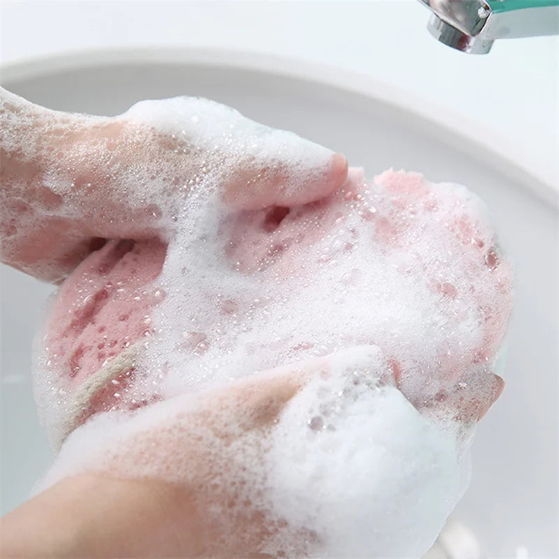 1PC Sponge Bath Ball Shower Rub For Whole Body Exfoliation Massage Brush Scrubber Body Brush Sponge Brush Bathroom Accessories