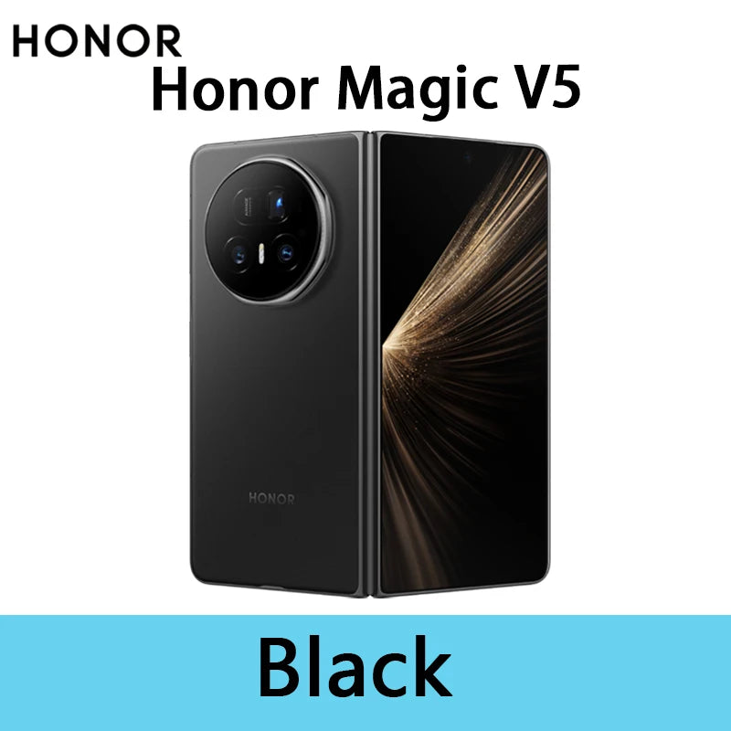 HONOR Magic V5 Global Version Original Snapdragon 8 Elite  5G Smartphone Dual HDR OLED Display 5820mAh 7.95" 66W SuperCharge