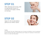 50ml Sunscreen Cream Moisturizing Soften Skin Lighweight Non-sticky Natural Radiance High Sun Protection Facial Skincare