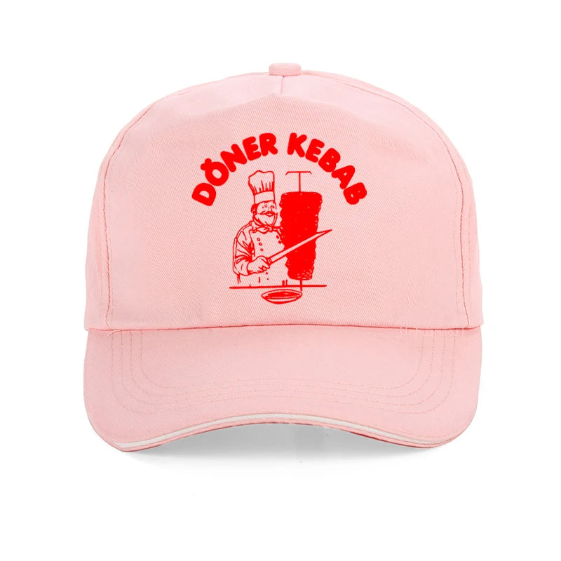 Doner Kebab Fashion Print baseball cap Unisex Outdoor Fishing hunting Hats Casual Summer cotton breathable Caps
