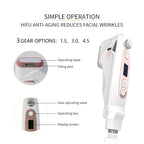 Professional Mini HIFU Facial Rejuvenation Anti Aging Wrinkle Beauty Machine Ultrasonic Skin Care SPA Salon Home Use For Women