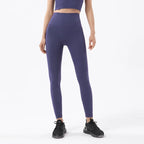 SOISOU Nylon Yoga Pants Gym Leggings Women Girl Fitness Soft Tights High Waist Elastic Breathable No T Line Sports Pants