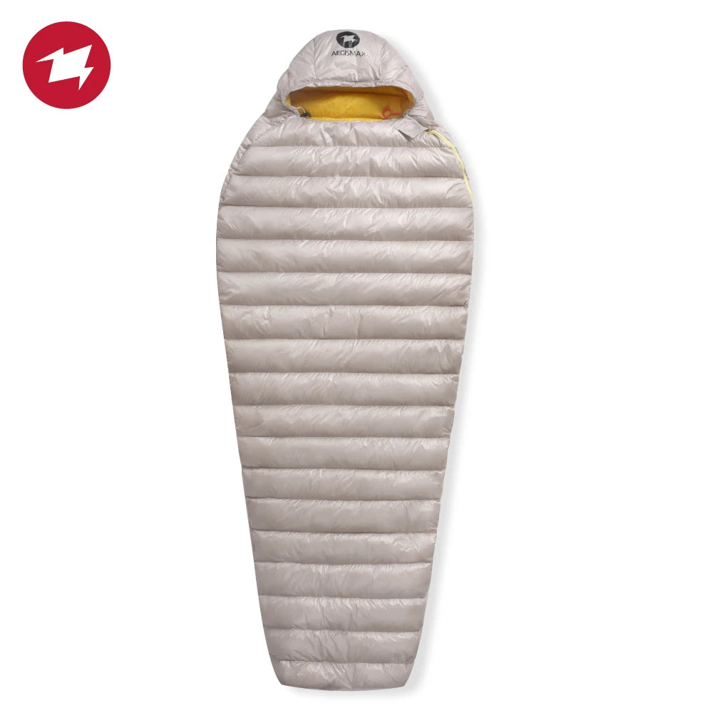 AEGISMAX LETO & NANO 700FP Ultra Dry Goose Down Sleeping Bag Ultralight Down Sleeping Bag for Camping and Hiking Main image
