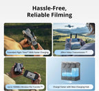 DJI Mini 5 Pro Ultra-Light & Foldable Drone with Camera 1-Inch CMOS Omnidirectional Obstacle Sensing ActiveTrack 360° 225° Gimbal Rotation 20km Transmission 4K Drone for Beginners C0