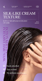 Keratin Hair Mask Magical 5 Second Repair Damage Frizzy Soft Smooth Shiny Hair Deep Moisturize Hair Treat Repair Hair Care Mask