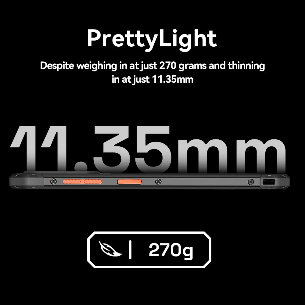 IIIF150 Air1 Rugged Phone Smartphone 5000mAh Battery 6.5" FHD+ Display 20MP Camera NFC IP68 IP69K 11.35MM Ultra-Thin Rugged