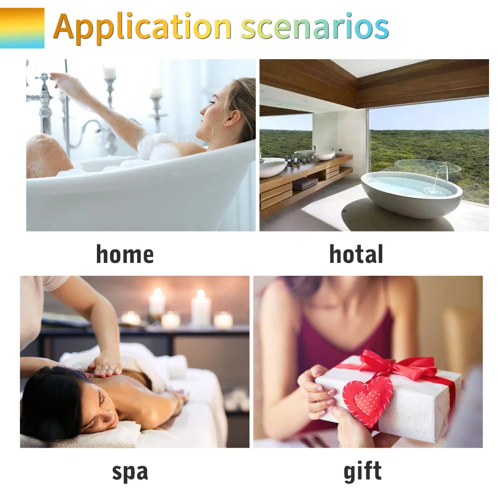 30pcs Bath Oil Pearl Dry Skin Moisturizing Soften SPA Relax Nourish Body Shower Essential Oil Beads Floral Scent Tub Bath Pearl