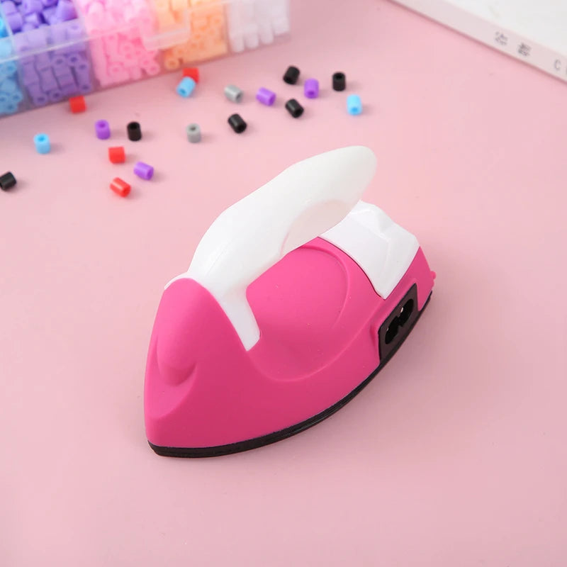 Mini Iron EU Plug Handmade DIY Electric Iron Craft Fuse beads tool Iron Sewing Tools Creative For Ironing Clothes Laundry Device