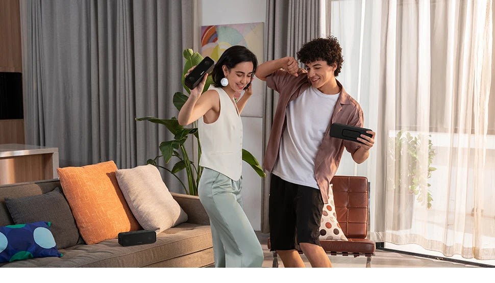 (EU stock) Soundcore 3 from Anker, Bluetooth 5.0 loudspeaker, 24H playing time, IPX7 waterproof, stereo sound with titanium membrane, Bas