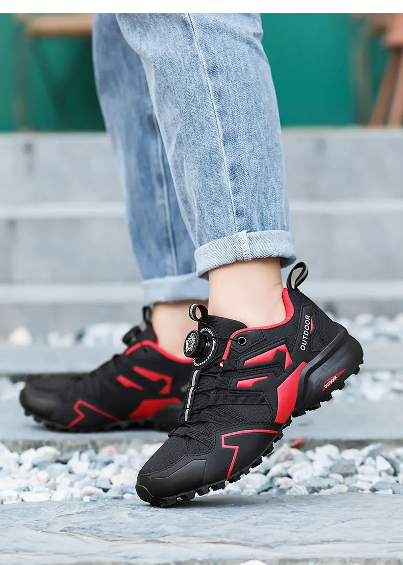 Men Women Cycling Shoes zapatillas ciclismo mtb Bike Riding Shoes Motorcycle Shoes Waterproof Bicycle Shoes Hiking Sneaker Black