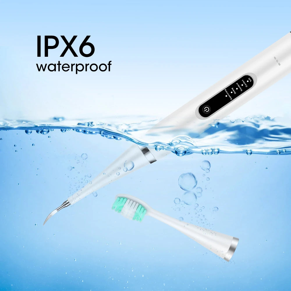 Electric Tooth Whitening Brush Sonic Toothbrush Tartar Eliminator Scraper Cleaner Dental Scaler Calculus Stone Remover Oral Care