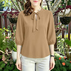 Summer Solid Color Blouse 2026 ZANZEA Women Tops Trend Casual O Neck Short Sleeve Blusas Female Elegant OL Work Shirt Mujer