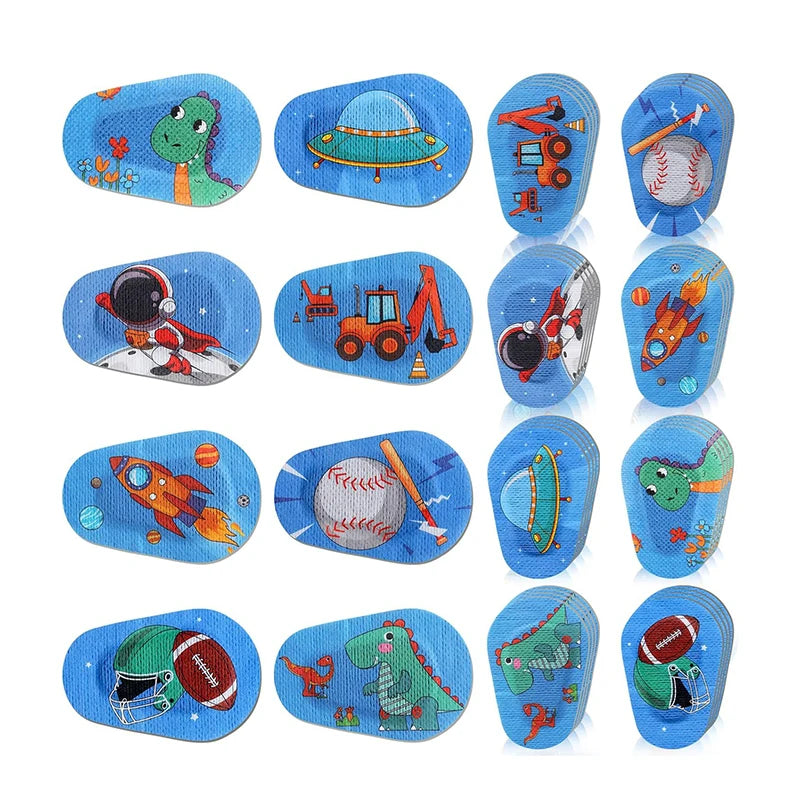 5PCS Protect Eyesight For Kids Girls Boys Vision Care Hot New Amblyopia Eye Patch Adhesive Eye Patches Medical Sterile Eye Pad