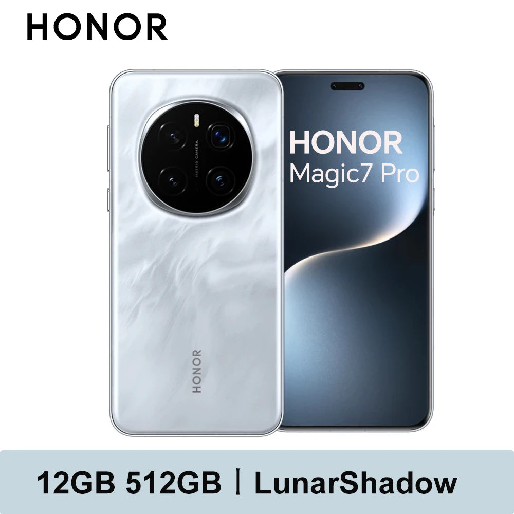 HONOR Magic7 Pro 5G Smartphone Snapdragon 8 Elite 6.8''120Hz LTPO Display 5270Mah 100W Charge Magic UI 9.0 Based on Android 15