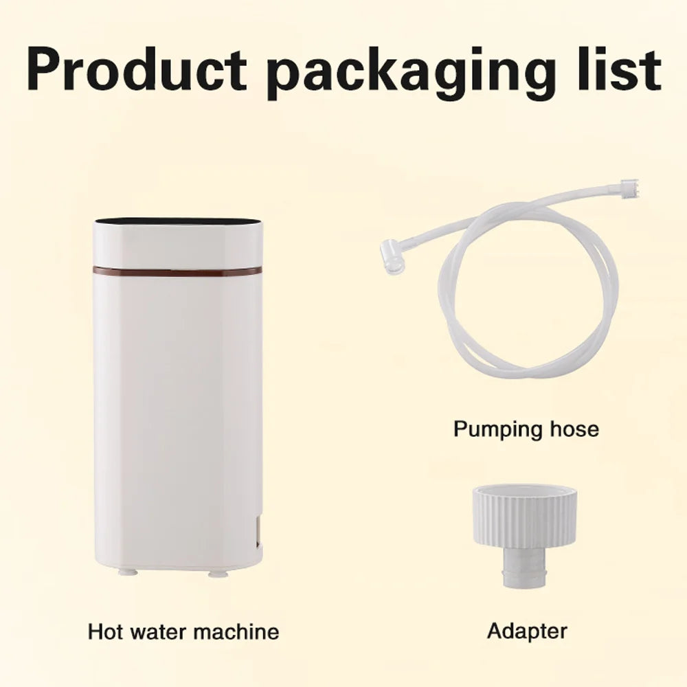 2000W Instant-Heat Water Dispenser 3-Second Rapid Heating Compatible with Mineral Water/Bottled Water Portable Water Dispenser