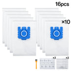 3D Airclean Bags Replacement for Miele GN Vacuum Cleaner Bags Classic C1 Complete C1 C2 C3 S227 S240 S270 S400 S2 S5 S8 Series