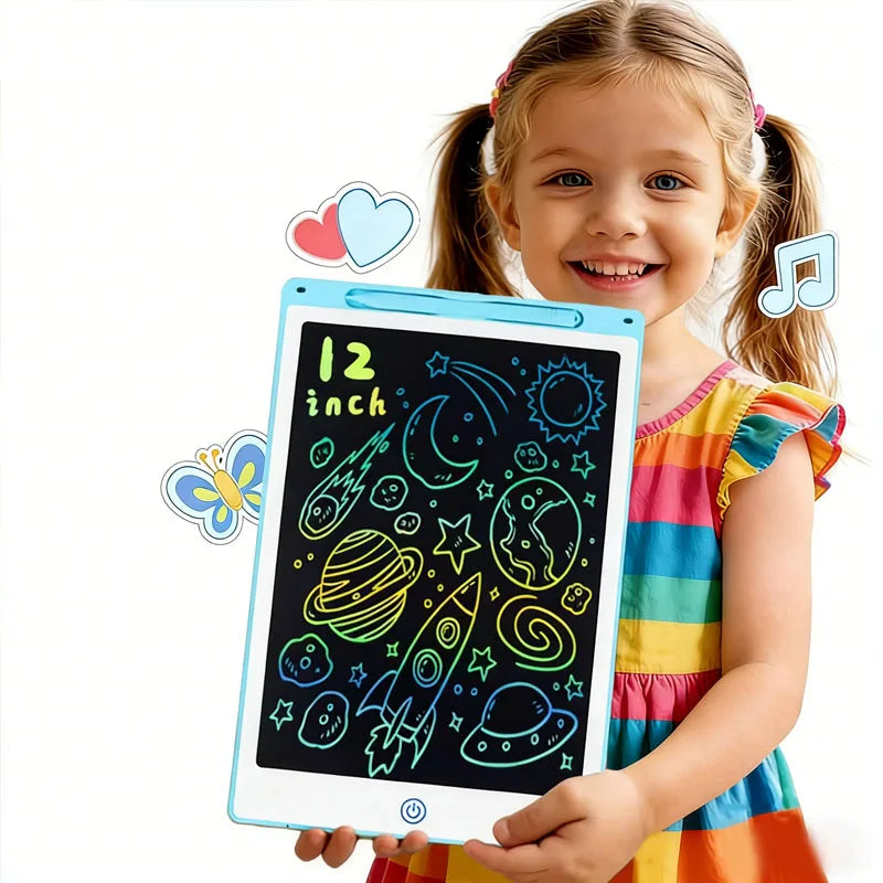 8.5/10/12inch LCD writing board drawing tablet Doodle Blackboard kids counting learning toys  birthday gift travel activity game