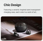 Baseus Bowie MC2 AIR Clip-on TWS Earbuds Ear Clips Wireless Earphones Bluetooth 6.0   Open earrings 4 Mic ENC Sports Headphone