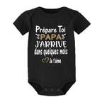 Prepare Yourself PAPA I'm Coming In A Few Month Announcement Pregnant Baby Bodysuit Boy Girl Toddler Jumpsuit Infant Shower Gift