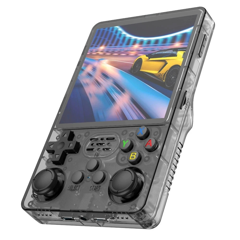 R36S Retro Handheld Video Game Console Linux System 3.5 Inch IPS Screen Portable Pocket Video Player R35S 64GB 15000 Games
