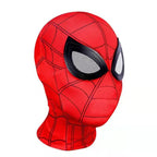 Spidey Full Head Mask for Adults Kids Miles Style Cosplay Costume Halloween Party Fun Gift with Breathable Mesh Eye Covers