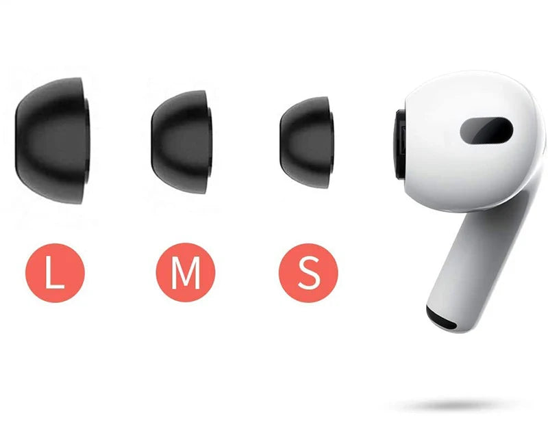 For Apple AirPods Pro 2 Ear Tips Earbuds Cover Silicone Replacement Tips Air pod Earplugs Earpads Pads Headphones Case Accessory