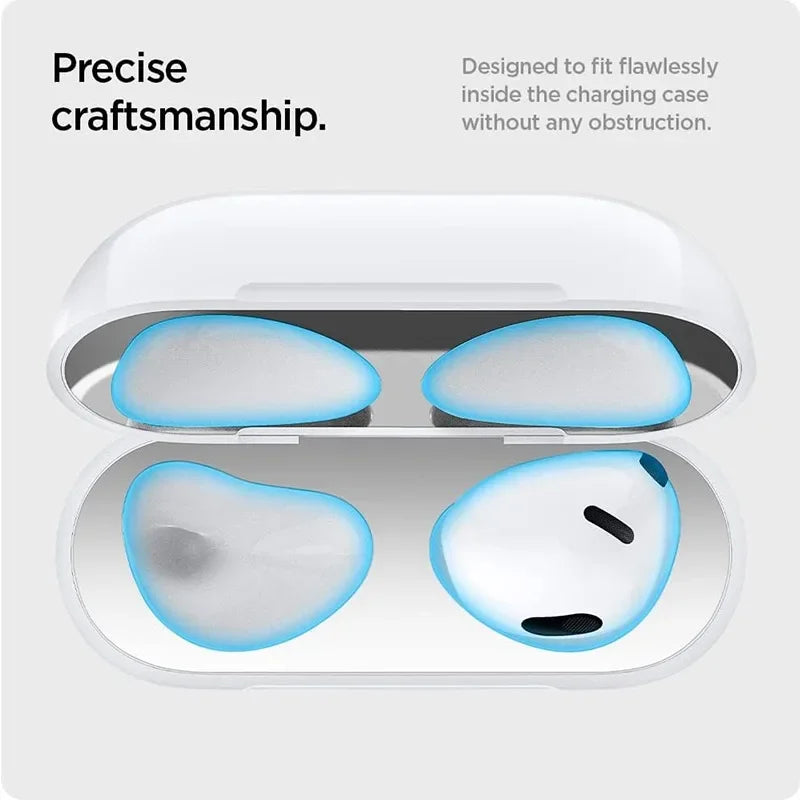 Metal Dustproof Film for Airpods Pro 3 Guard Sticker Anti-Scratch Protectors Decal Ultra Thin for Airpod Pro3 Case Accessories