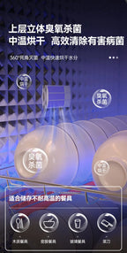 220V Royalstar Small Disinfection Cabinet Portable High Temperature Kitchen Commercial Household Desktop UV Sterilizer