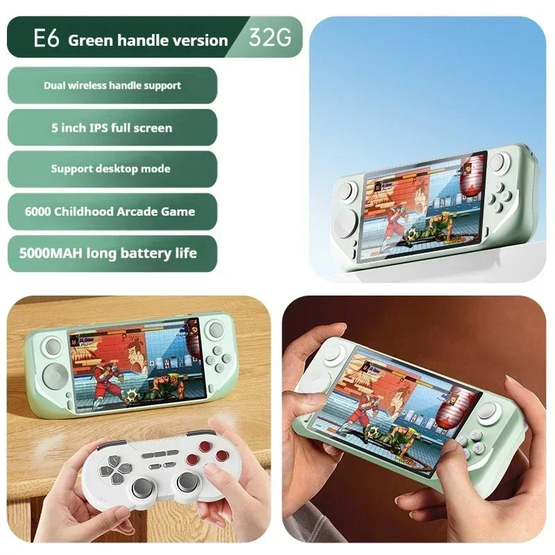 E6 Handheld Gaming Machine Compete With The New Large 3d Gaming Handheld Console 5-Inch Large Screen Portable Gaming Console