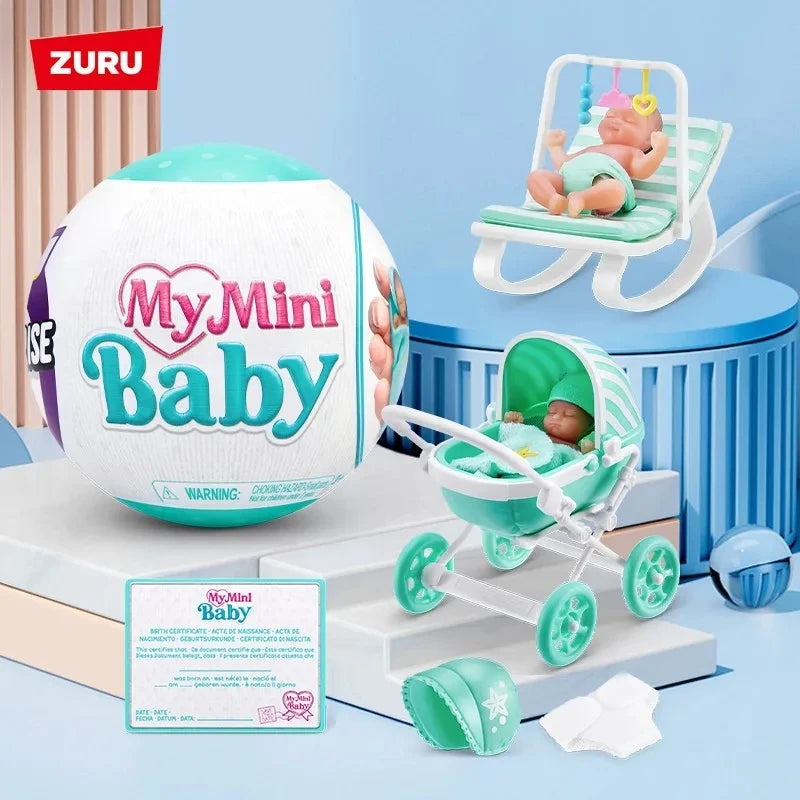 Zuru 5 Surprise My Mini Baby Miniature Baby Dolls Collectible Mystery Blind Egg 12 Styles To Collect In Stock Toy Gift For Kids Main image