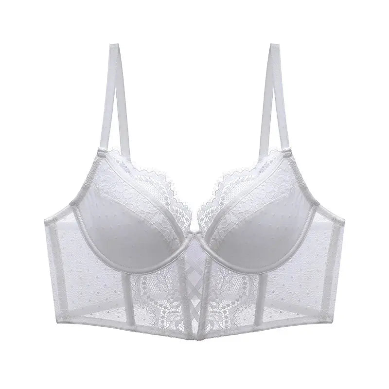 Push Up Lace Lingerie Set for  Women, Sheer Chemise with Soft Underwire Bra, Fishbone Teddy, Sexy Bridal Honeymoon Outfit, S-XL
