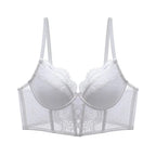 Push Up Lace Lingerie Set for  Women, Sheer Chemise with Soft Underwire Bra, Fishbone Teddy, Sexy Bridal Honeymoon Outfit, S-XL