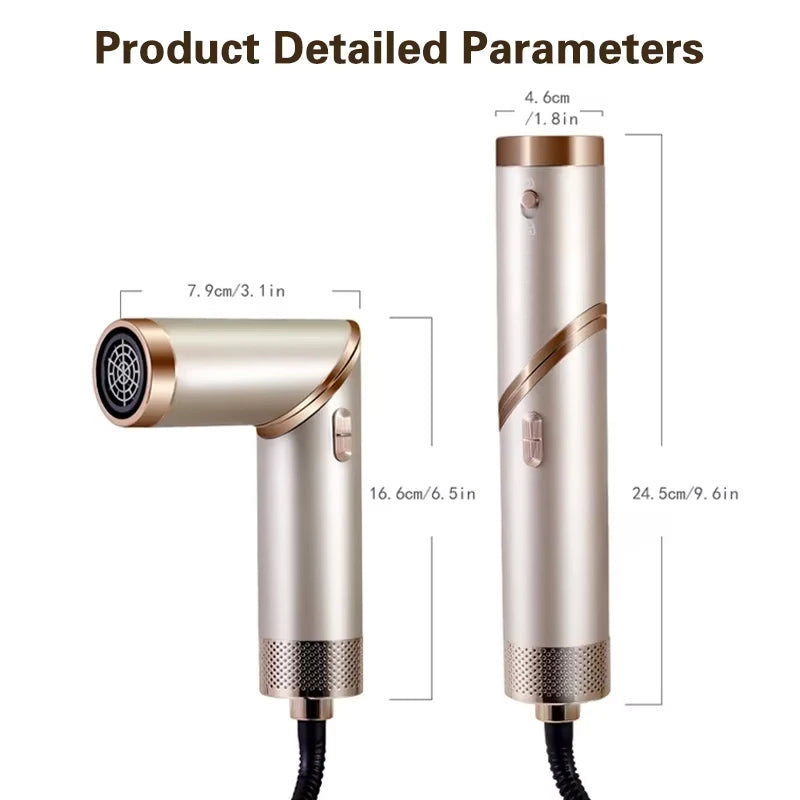 5 in 1 Handle Foldable Hair Dryer Portable Multifunctional Home Hair Dryer Negative Ion Hair Care Curling Iron Personal Styling
