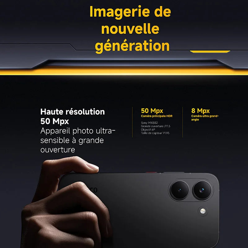 POCO X8 Pro 5G,NFC,Dimensity 8500-Ultra,6.59 inches,120 Hz,50 MP camera, 6500 mAh, IP68 resistance to dust and water