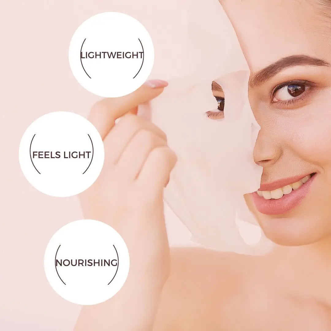 1/2/5pcs Bio-Collagen face Mask Hydrating Overnight Hydrogel Moisturizing Facial Mask VC Whitening Anti aging Skincare Secondary image