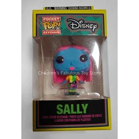 New FUNKO Keychains Disney Demona Princess Bella Ariel Alice Anna Elsa Bell Jack Sally stitch Action Figure Toys Ornaments