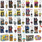 2026 Funko Keychains Ranger Red Blue Pink Minion Kevin Otto Stuart Spider Spot Vash Ahsoka Inuyasha Homer Sam Sally Figure Toys