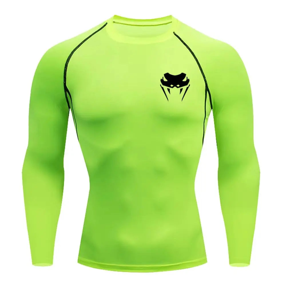 Men Compression Shirt Short Long Sleeve Quick Dry | All Season Workout Top for Gym Running Fitness UV Protection
