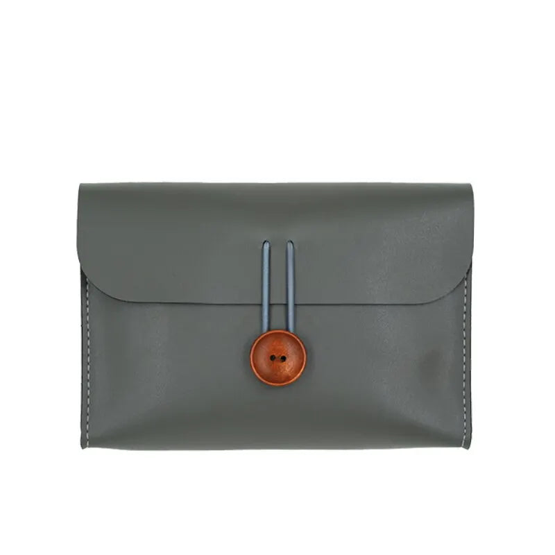 PU Leather Pouch Chargers Storage Bags For Travel USB Data Cable Mouse Organizer Electronic Gadget Bags