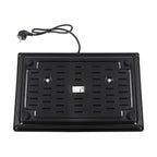 2500W Double-Burner Electric Stove Electric Hob Cooker with 2 Plate Adjustable Firepower 220-240V for Cooking Food